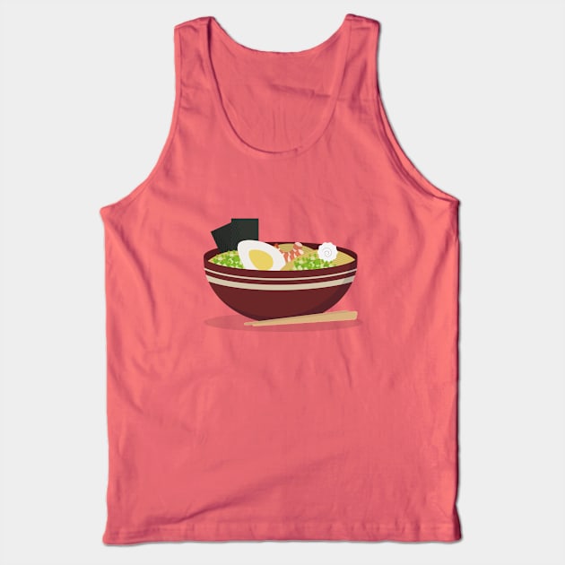 Ramen bowl Tank Top by Nevervand